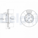 Piduriketas DELPHI BG3676