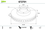 Piduriketas VALEO 672701