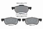 Piduriklotsi komplekt,ketaspidur TEXTAR 2240901