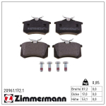 Piduriklotsi komplekt,ketaspidur ZIMMERMANN 20961.172.1