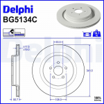 Piduriketas DELPHI BG5134C