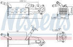 Radiaator,heitgaaside tagasijooks NISSENS 989451