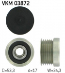 Generaatori vabak&auml;ik SKF VKM 03872
