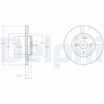 Piduriketas DELPHI BG3966