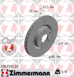 Piduriketas ZIMMERMANN 230.2312.20