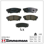 Piduriklotsi komplekt,ketaspidur ZIMMERMANN 22153.155.1