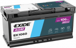 K&auml;ivitusaku EXIDE EK1060