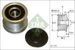 Generaatori vabak&auml;ik Schaeffler INA 535 0204 10
