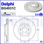 Piduriketas DELPHI BG4931C