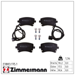 Piduriklotsi komplekt,ketaspidur ZIMMERMANN 23883.175.1
