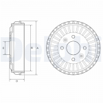 Piduritrummel DELPHI BF594