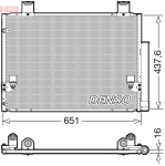 Kondensaator,kliimaseade DENSO DCN50057