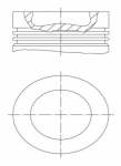 Kolvid MAHLE 028 PI 00155 002
