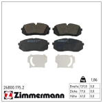 Piduriklotsi komplekt,ketaspidur ZIMMERMANN 26800.175.2