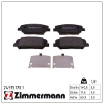 Piduriklotsi komplekt,ketaspidur ZIMMERMANN 24915.170.1