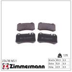 Piduriklotsi komplekt,ketaspidur ZIMMERMANN 23478.165.1