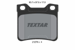 Piduriklotsi komplekt,ketaspidur TEXTAR 2127803