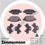 Piduriklotsi komplekt,ketaspidur ZIMMERMANN 23661.140.1