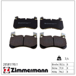 Piduriklotsi komplekt,ketaspidur ZIMMERMANN 20581.170.1