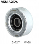 Seade-/juhtrull,soonrihm SKF VKM 64026