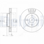 Piduriketas DELPHI BG3781
