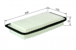 &Otilde;hufilter BOSCH F 026 400 017