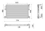 Radiaator,mootorijahutus MAHLE CR 959 001P