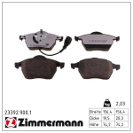 Piduriklotsi komplekt,ketaspidur ZIMMERMANN 23392.900.1