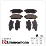 Piduriklotsi komplekt,ketaspidur ZIMMERMANN 24283.175.1