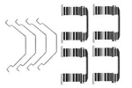 Lisakomplekt, ketaspiduriklotsid TRW PFK331