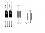 Lisakomplekt, seisupiduriklotsid TEXTAR 97043200