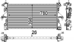 Radiaator,mootorijahutus MAHLE CR 808 000P