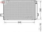 Kondensaator,kliimaseade DENSO DCN50049