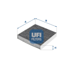 Filtras, salono oras UFI 54.248.00
