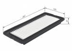 &Otilde;hufilter BOSCH 1 987 429 167