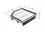 &Otilde;hufilter BOSCH F 026 400 192