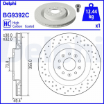 Piduriketas DELPHI BG9392C