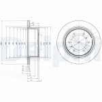 Piduriketas DELPHI BG3105