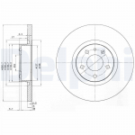 Piduriketas DELPHI BG3420