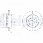 Piduriketas DELPHI BG3074