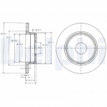 Piduriketas DELPHI BG2510