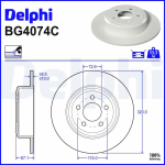 Piduriketas DELPHI BG4074C