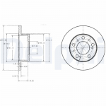 Piduriketas DELPHI BG2253