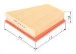 &Otilde;hufilter BOSCH 1 457 433 532