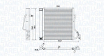 Kondensaator,kliimaseade MAGNETI MARELLI 350203810000