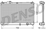Radiaator,mootorijahutus DENSO DRM51008