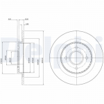 Piduriketas DELPHI BG3743