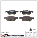 Piduriklotsi komplekt,ketaspidur ZIMMERMANN 22748.165.1