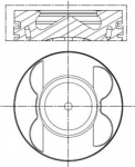 Kolvid MAHLE 001 PI 00190 000