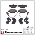 Piduriklotsi komplekt,ketaspidur ZIMMERMANN 23714.175.1